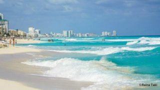 Cancun beach playa marlin